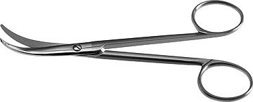 STORZ Enucleation Scissors Curved Strong